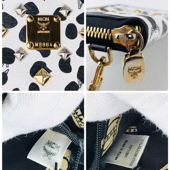 MCM X Loveless Studded Long Wallet with box and COA - Picture 13 of 15